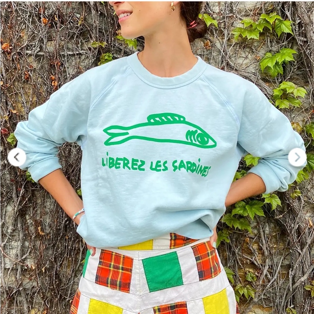 Clare V. Light Gray Sweatshirt
